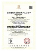 職業健康體系認證